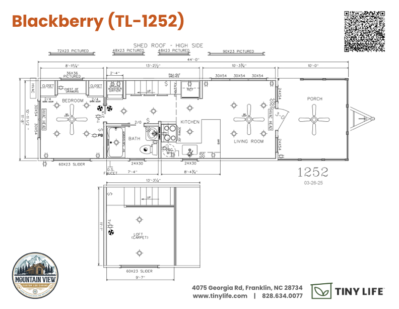 Blackberry floor plan