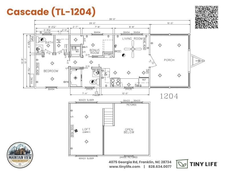 Cascade floor plan