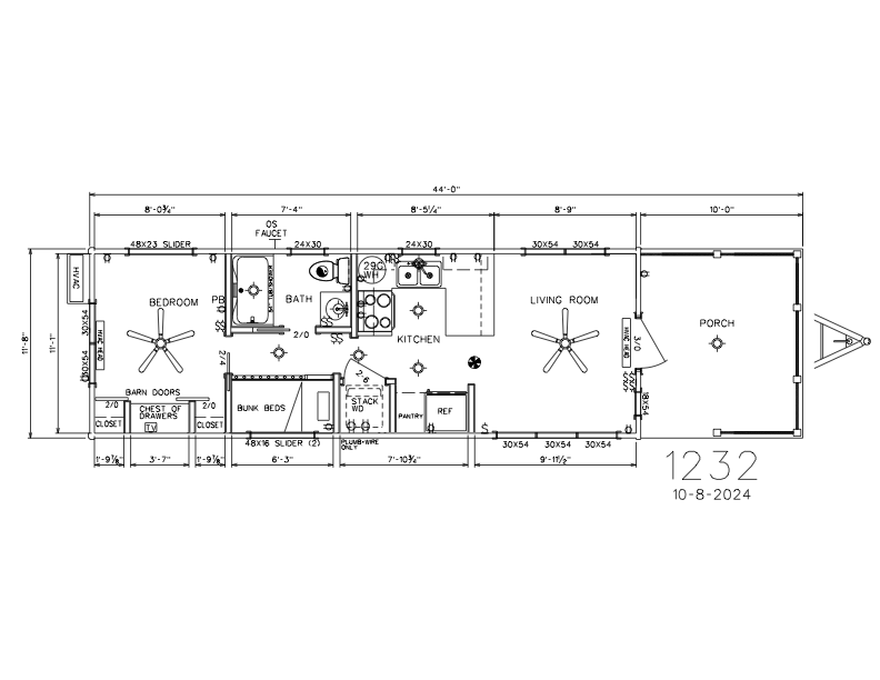 Smoky floor plan
