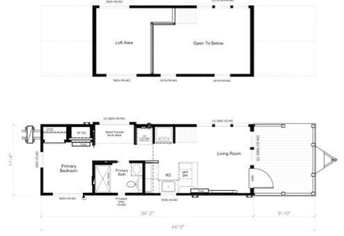 Swayback floor plan