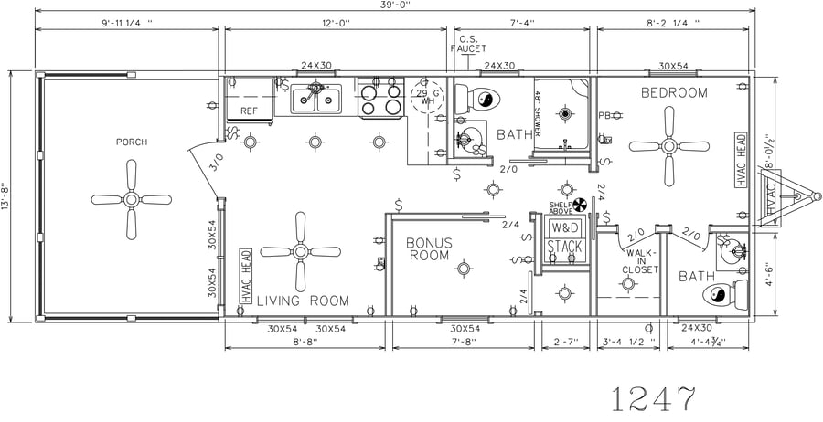 Cascade floor plan