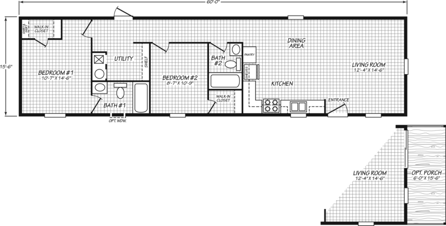 Deuce floor plan