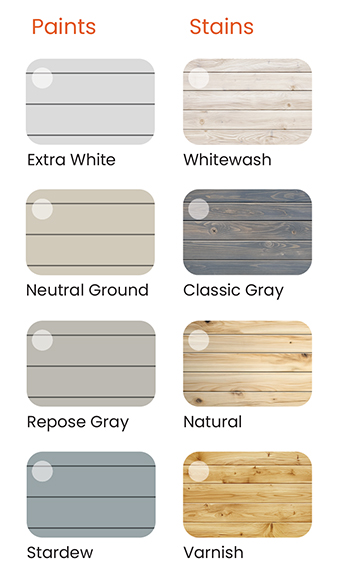 Walls and Ceilings Options